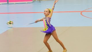 Majorettes JES Team SOLO BATON  Mažoretky   Hradec Kralove 2024 [upl. by Tomlin194]