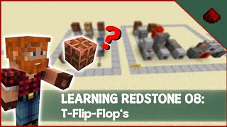 08 T Flip Flops  Learning Redstone Java 121 [upl. by Galven973]