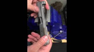 Sig Sauer SP2022 Internal Extractor Removal [upl. by Treblah801]