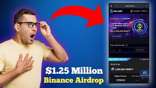 Binance 125M Aidrop 5050 Profit from Unlimited Account Binance Airdrop [upl. by Hgiel]