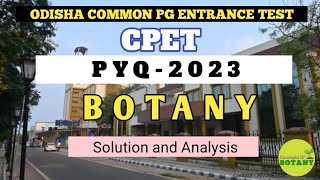 CPET 2023 BOTANY ANSWER KEY cpetbotanyanswerkey2023 [upl. by Shaia126]