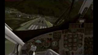 Fsx Crazy landing Lukla twin otter [upl. by Nikolaus]