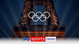 Olympic opening ceremony takes place in Paris across the Seine river [upl. by Stets134]