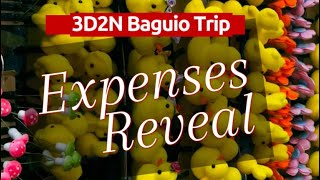 Gastos reveal for our 3D2N Slow travel in Baguio Jan2024 [upl. by Edelson728]