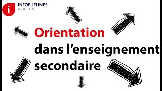 Lorientation dans lenseignement secondaire [upl. by Leandro]