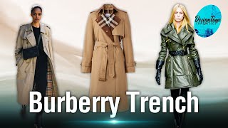 The Iconic Burberry Trench Coat A Stylish Legacy [upl. by Onitrof]