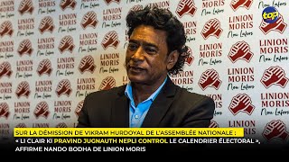 Sur la démission de Vikram Hurdoyal  « Li clair ki Pravind Jugnauth nepli control le calendrier [upl. by Yenial]