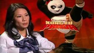 Lucy Liu interview for the movie Kung Fu Panda [upl. by Naamann559]