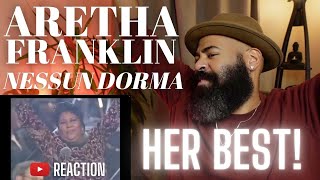 ARETHA FRANKLIN  NESSUN DORMA GRAMMYS  REACTION [upl. by Franci]