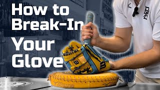 How To BreakIn Your Baseball Glove [upl. by Orlene]