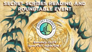 Secret Scribes Reading and Roundtable Event [upl. by Ahkos227]