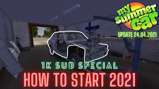 My Summer Car  How to Start a New Game No Mods EasySmart Way [upl. by Chessy177]