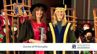 Graduation Ceremony  University of Melbourne 2022 graduation unimelb phd research academia [upl. by Dyal135]