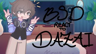 BSD REACT TO DAZAI AU MampM COIL WIP 2 [upl. by Epoh933]