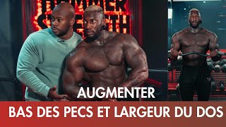 TRAVAIL SUR LE BAS DES PECS ET LA LARGEUR DU DOS [upl. by Latsyc813]