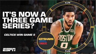 Keyshawn Johnson wants to promote THIS if Celtics vs Heat goes to a Game 7  KJM [upl. by Nal]