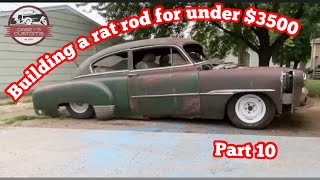 3500 DOLLAR HOT ROD BUILD CHOPPED ON AIR BAD AND A TURBO PART 10 BUILDING A RAT ROD ON A BUDGET [upl. by Gennifer]