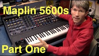 Maplin 5600s vintage analog synth repair PART ONE MF45 [upl. by Aggie454]