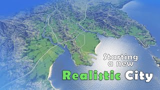 Starting a New Realistic City  Cities Skylines  Rockport 1 [upl. by Cann]