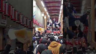 鳳本通商店街でも「オイサー！」で盛り上がる石橋だんじり 【2023108 】 Otori Danjiri Matsuri [upl. by Robena]