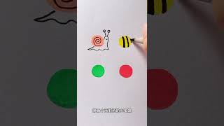 Use circles of different colors to draw small animals Simple drawings that can be learned in on [upl. by Buddie]