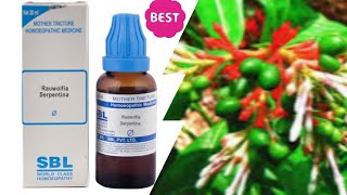 Best Homeopathic medicine ROUWOLFIA Surpentina mother tincture for hypertensionanxietyinsomnia [upl. by Enitsirhk]