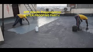 APP Atactic Polypropylene WATER PROOFING PARTI civilsuneel civilengineering [upl. by Oisor]