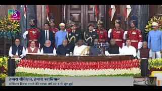 Constitution Day celebration event at Samvidhan Sadan  Full Event  26 November 2024 [upl. by Acenes]