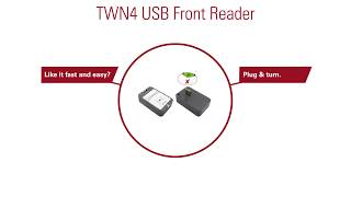 ELATEC TWN4 USB Front Reader [upl. by Ellerrehs775]