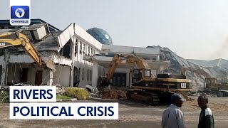 VIDEO  Rivers Assembly Complex Demolished [upl. by Petrina716]