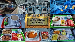 Mumbai To Goa  Full Journey  First Class AC Executive  22119 CSMT  KRMI Tejas Express [upl. by Sussman]