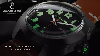 ARAGON® Watch Review Hiro Automatic with 3D hour index [upl. by Lynda884]