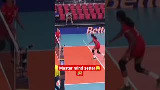 master mind setter shortsfeed voleyballworld volleyball setter trending volleyballmatch [upl. by Basso]