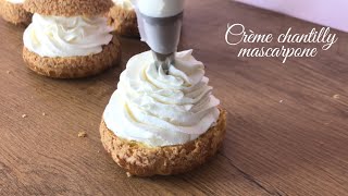 Crème chantilly mascarpone [upl. by Farmer]