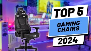 Top 5 BEST Gaming Chairs in 2024 [upl. by Atterehs]