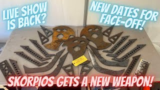 Skorpios Gets a NEW WEAPON BREAKING BATTLEBOTS FACEOFF MATCHUP NEWS [upl. by Warthman]