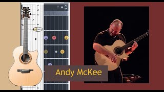 GUITAR TAB Andy McKee Everybody Wants To Rule The World  Tutorial  Sheet  Lesson iMn [upl. by Aerdno683]