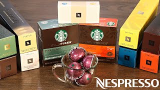 Nespresso Coffee Flavors You Should Try  My Favorite amp New Limited Edition Capsules  Best Pods [upl. by Ethelin551]