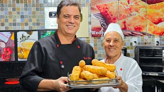 BOLO DE QUEIJO FRITO RECEITA DA MINHA MÃE DONA CÂNDIDA I FÁCIL UMA DELÍCIA [upl. by Anielram968]