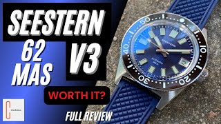 V3 Seestern 62mas Homage watch Are the V3 upgrades worth it Full Review HD [upl. by Oguh858]