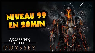 GLITCH Monter jusquau NIVEAU 99 en 20min  Assassins Creed Odyssey [upl. by Nyrehtak]