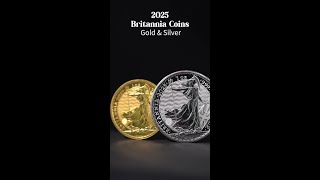 2025 Great Britain 1 oz Silver amp Gold Britannia Coins  Iconic British Masterpieces [upl. by Cairns]