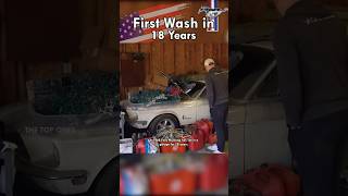 Abandoned Ford Mustang’s First Wash in 18 Years Will This Classic Run Again [upl. by Shornick]