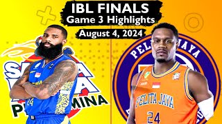 Pelita Jaya vs Satria Muda  IBL Finals Game 3 Highlights [upl. by Jagir674]