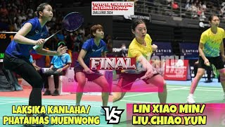 Laksika KanlahaPhataimas Muenwong vs Lin Xiao MinLiu Chiao Yun  THAILAND IC 2024  Finals [upl. by Ahkihs]