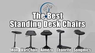 Best Standing Desk Chairs For Back Pain  Aimezo  Songmics  HON Perch  VariChair  Leanrite [upl. by Annez]