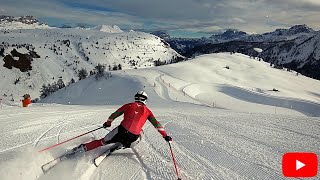 SKI CARVING IN ITALY [upl. by Christina]