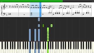 VeggieTales  The Hairbrush Song  Easy Piano Tutorial [upl. by Eelaroc]