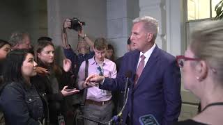 Speaker Kevin McCarthy Forces Reporter to Admit Evidence in Impeachment Inquiry [upl. by Annyrb]