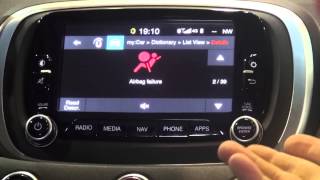 Fiat uConnect live preview da HDmotoriit [upl. by Leede]